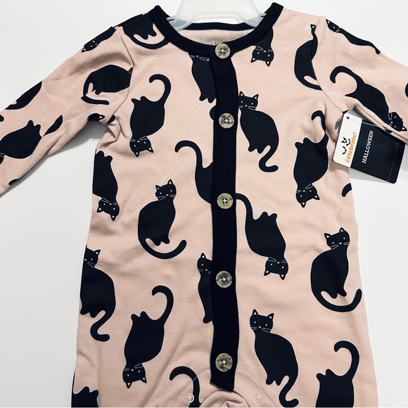 Baby Girl Cat Romper - Picture 7 of 8